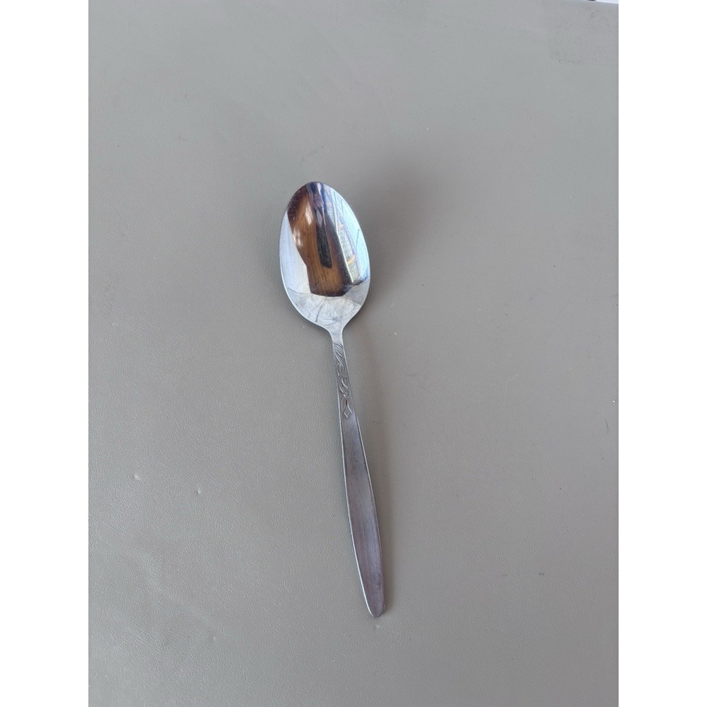Amefa Stainless Holland Dinner‎ Spoon Stainless Steel Tulip Floral 8.25"